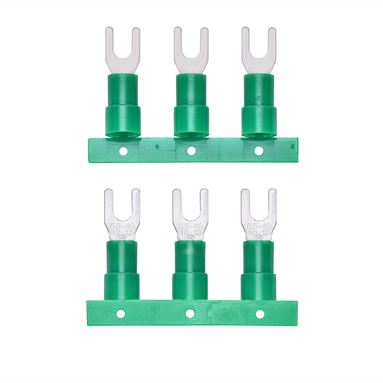 Pre-insulated Spade Fork Terminals Y Type Lug